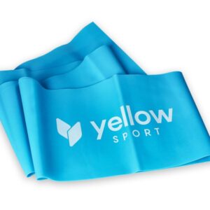 Übungsgummi gelbFLAT Band blau 8-10 kg Widerstand